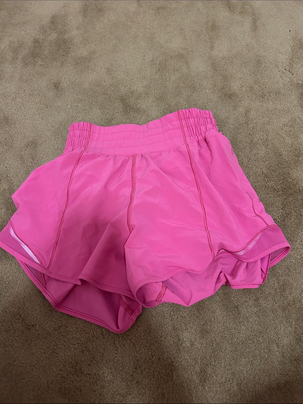 lululemon athletica Bright Pink Athletic Shorts